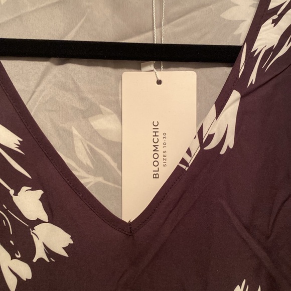 Brand New BloomChic Black/White Floral Top…size 14-16 - Picture 6 of 6